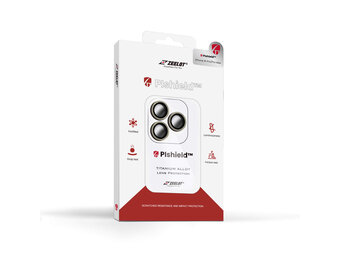 Zeelot Pishield Titanium Alloy Lens Protector for iPhone 15 Pro / 15 Pro Max - Titanium Grey