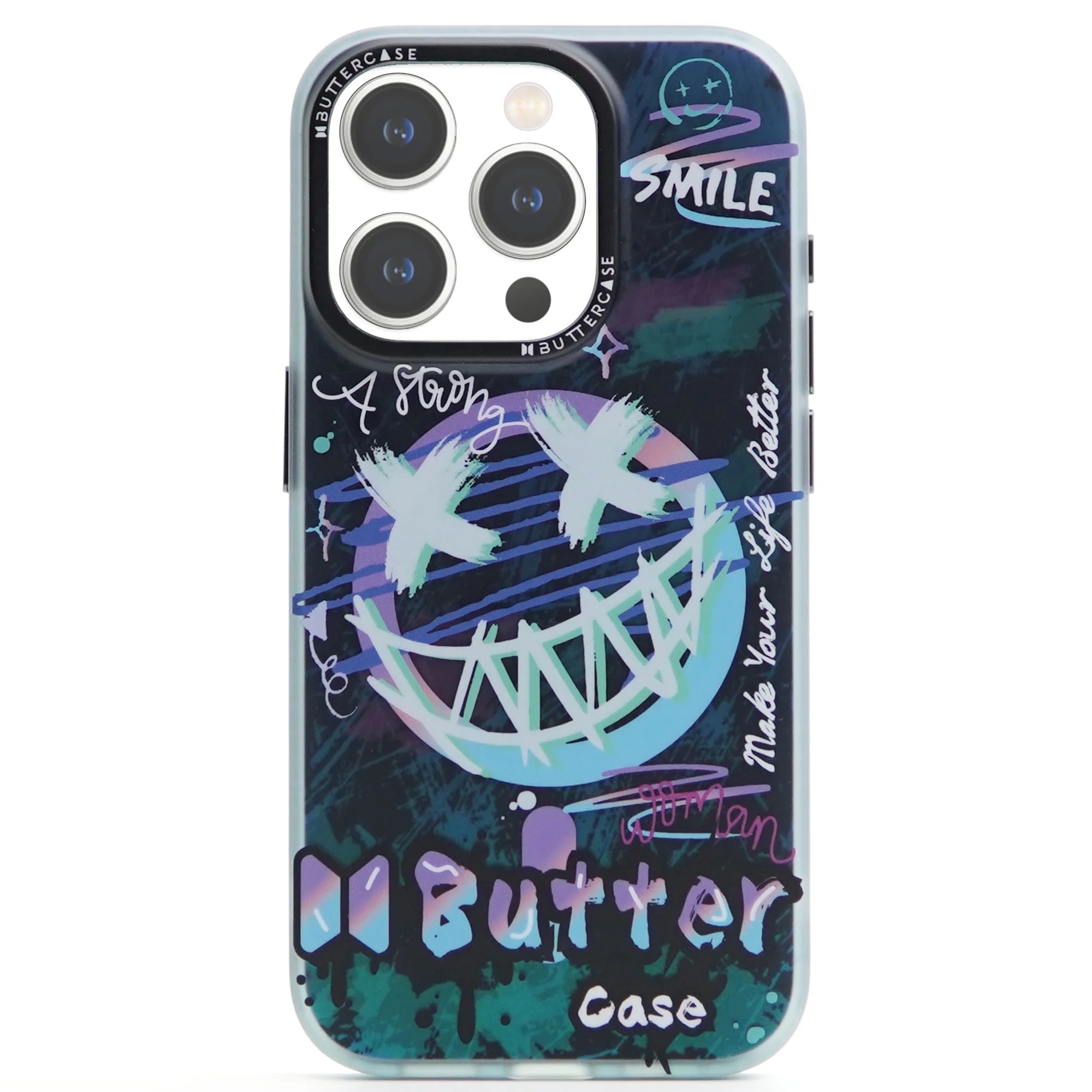 Buttercase Graffiti MagSafe Series Protective Case For iPhone 15 Pro - Ghostly Grin