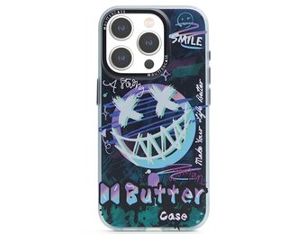 Buttercase Graffiti MagSafe Series Protective Case For iPhone 15 Pro Max - Ghostly Grin