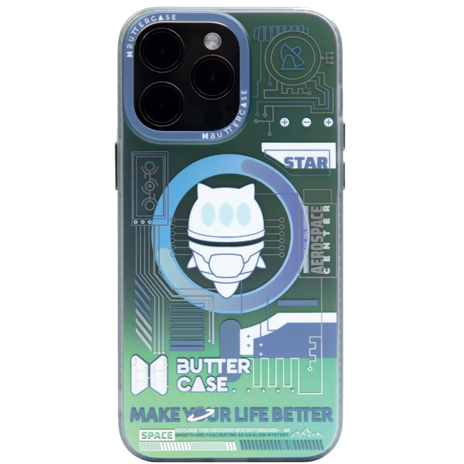 Buttercase Mars-Mission MagSafe Series Protective Case For iPhone 15 Pro - Enigmatic Indigo