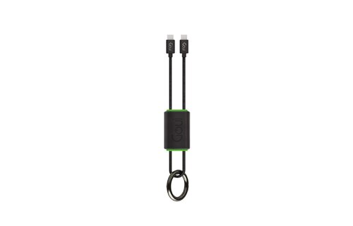 Goui Lock Type-C to Type-C key chain cable 27cm - Black