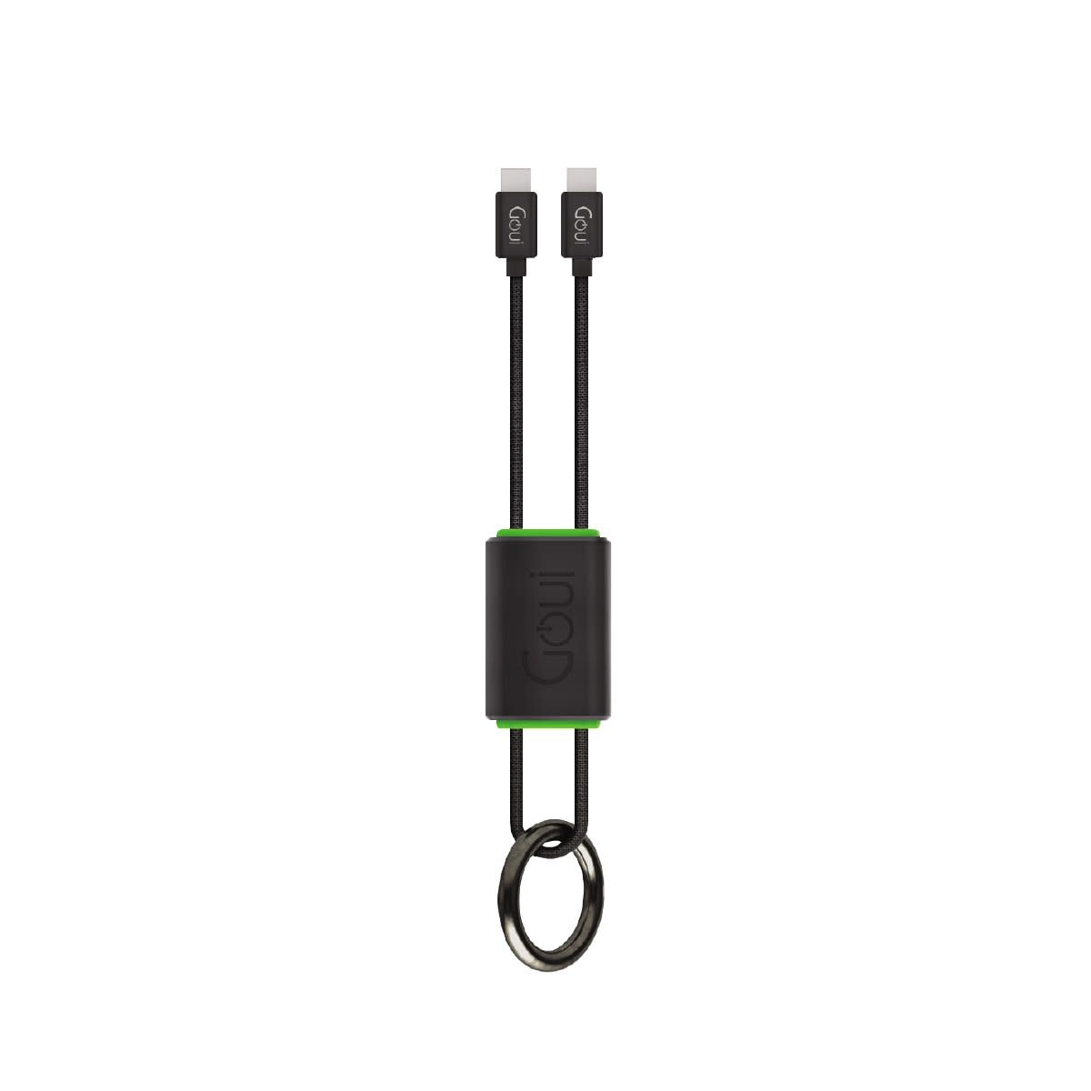 Goui Lock Type-C to Type-C key chain cable 27cm - Black