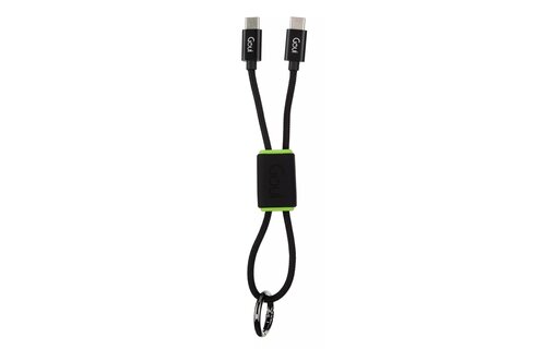 Goui Lock Type-C to Type-C key chain cable 27cm - Black