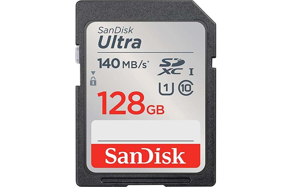 SanDisk Ultra SDHC UHS-I SDXC Card 140MB/s - 128GB