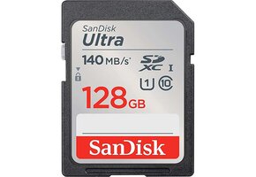 SanDisk Ultra SDHC UHS-I SDXC Card 140MB/s - 128GB