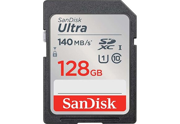 SanDisk Ultra SDHC UHS-I SDXC Card 140MB/s - 128GB