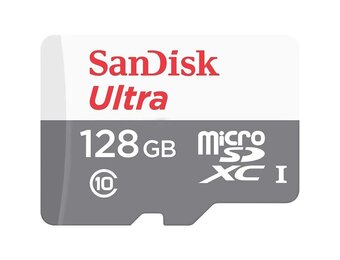 SANDISK ULTRA MICROSDXC 128GB 100MB/S CLASS 10