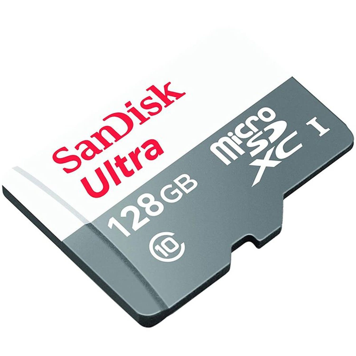 SanDisk Ultra microSD cards 100MB/s C10 White/ Gray - 128GB