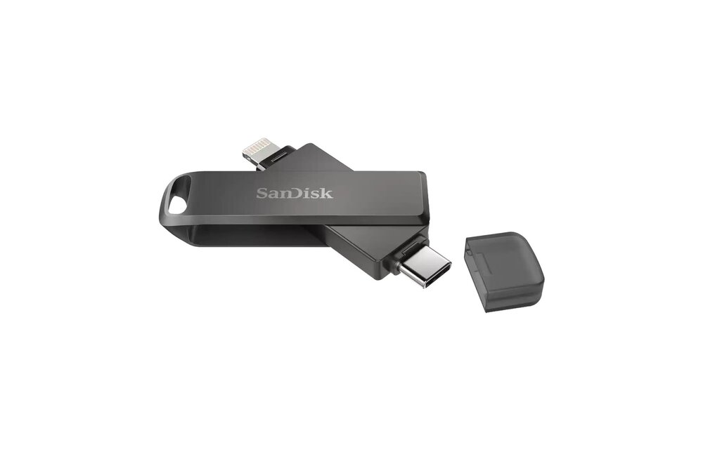 Sandisk iXpand Flash Drive Luxe for iPhone, iPad and USB Type C Devices - 128GB
