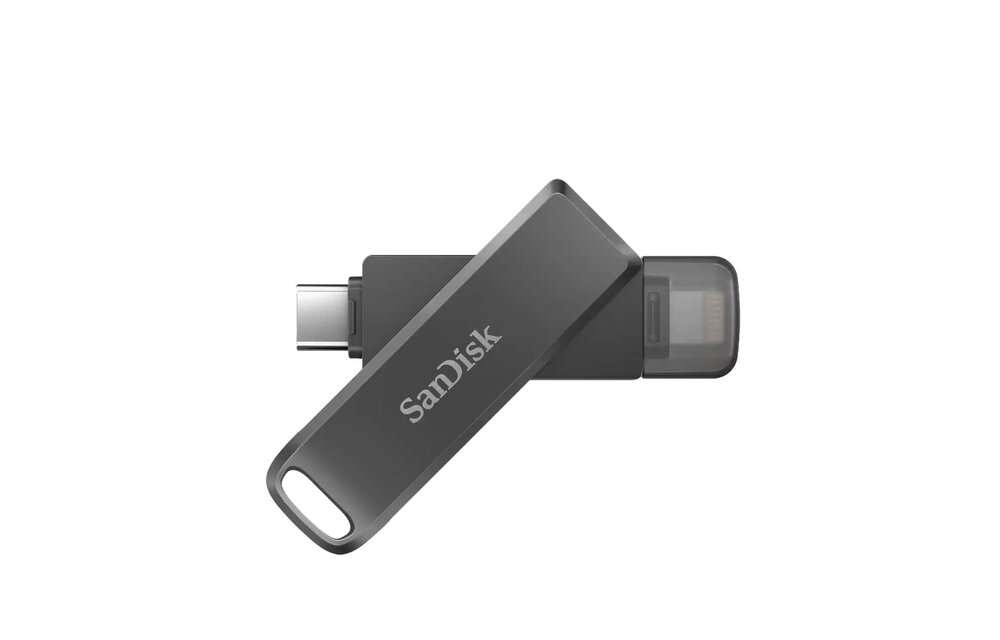 Sandisk iXpand Flash Drive Luxe for iPhone, iPad and USB Type C Devices - 128GB