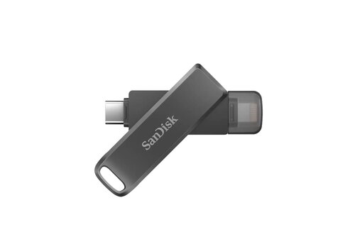 Sandisk iXpand Flash Drive Luxe for iPhone, iPad  and USB Type C Devices - 128GB