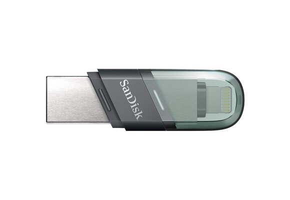 Sandisk iXpand Flash Drive Flip for iPhone, iPad and Computer - 128GB