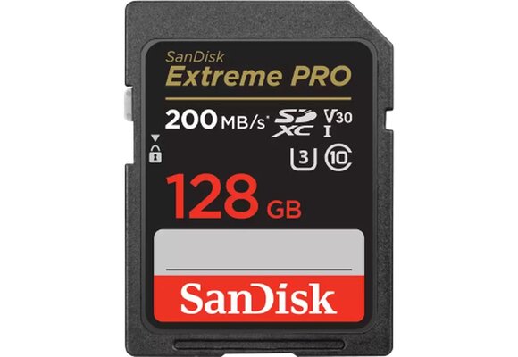 SANDISK EXTREME PRO SDXC UHS I CARD 128GB