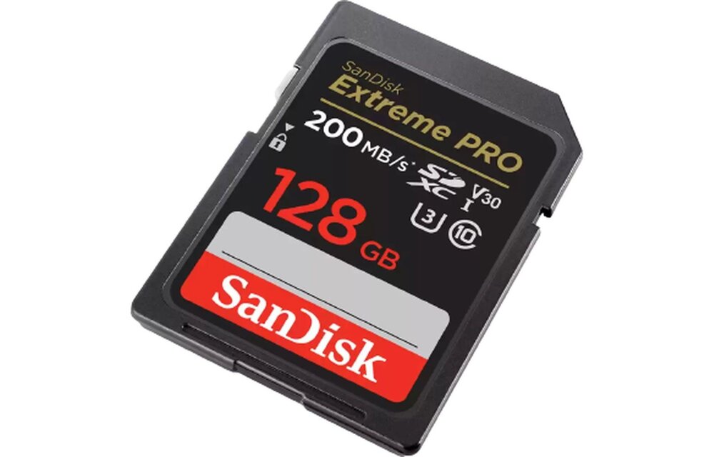 SanDisk Extreme PRO SDHC SDXC UHS-I Card 200MB/s 4K - 128GB