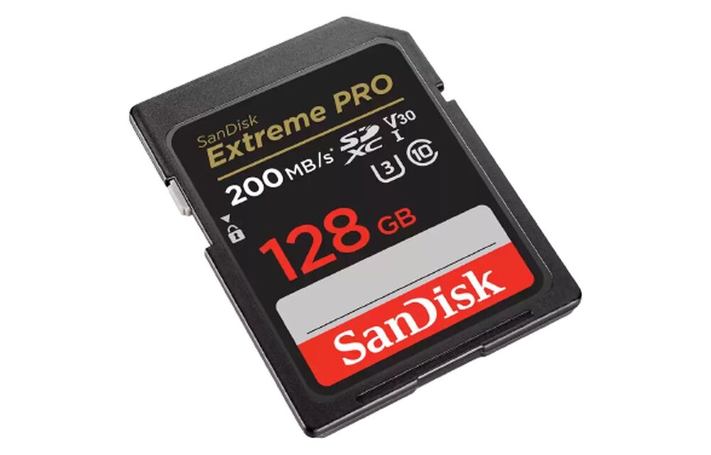 SanDisk Extreme PRO SDHC SDXC UHS-I Card 200MB/s 4K - 128GB