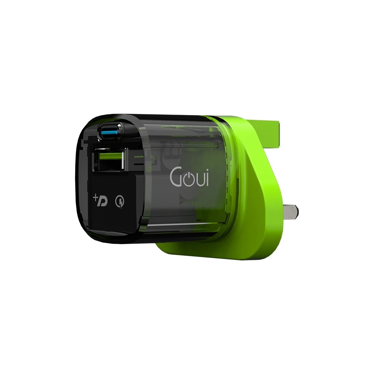 Goui Nano Transparent Mini30 PD Ultra Wall Charger 2 Port 30W
