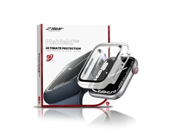 Zeelot PIshield Ultimate Protection 2 in 1 Case for Apple Watch Series 7/8/9  41mm - Clear