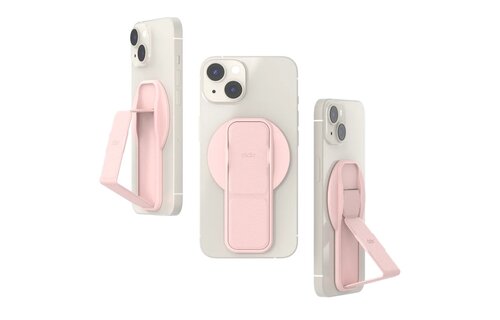 CLCKR Compact MagSafe Stand and Grip - Pink