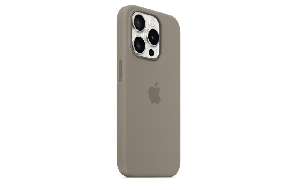 Apple iPhone 15 Pro Max Silicone Case with MagSafe - Clay