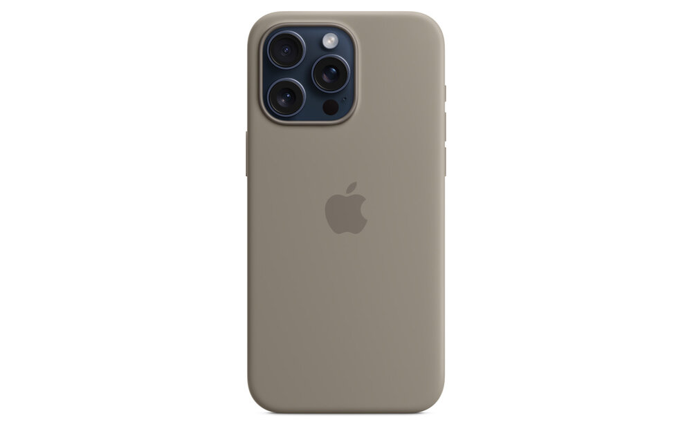 Apple iPhone 15 Pro Max Silicone Case with MagSafe - Clay