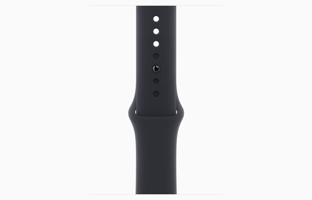 Apple Watch Series 9 GPS, 45mm Midnight Aluminium Case with Midnight Sport Band - S/M