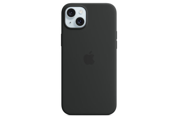 Apple iPhone 15 Silicone Case with MagSafe - Black