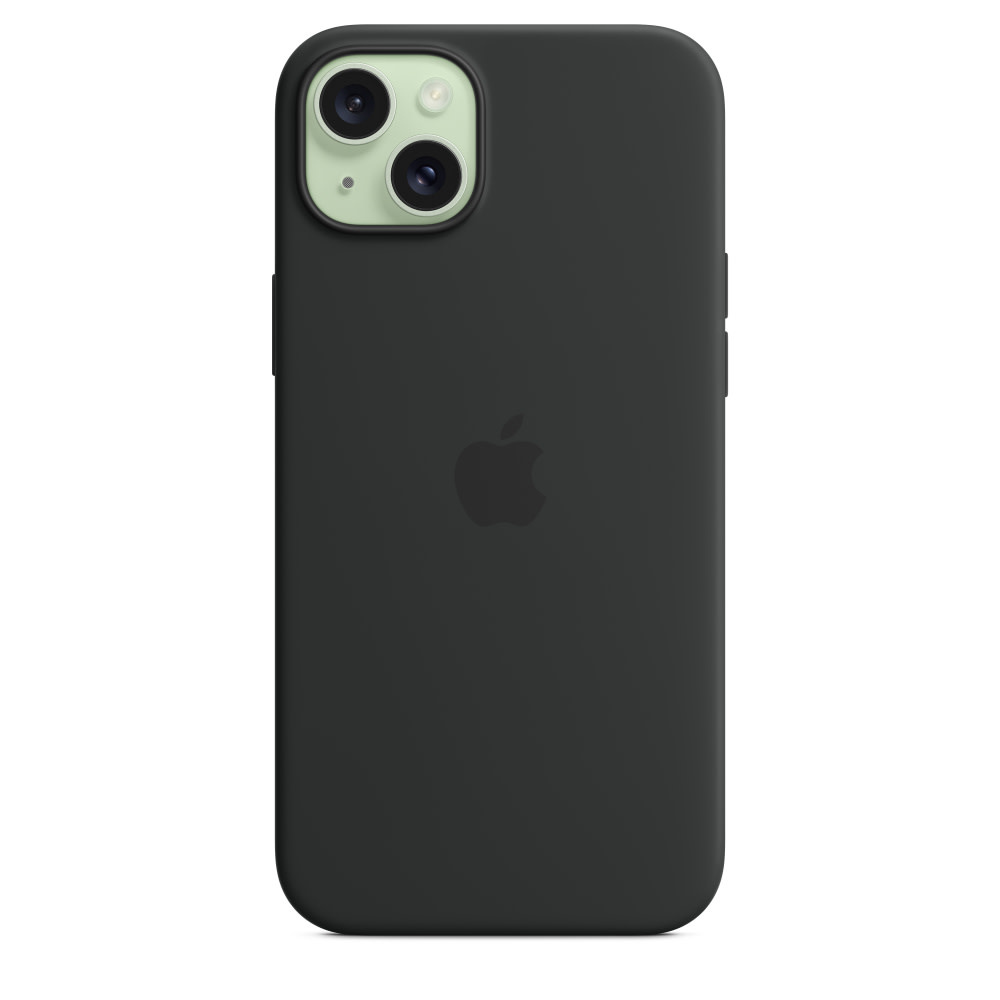 Apple iPhone 15 Silicone Case with MagSafe - Black