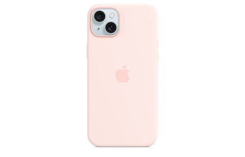 Apple iPhone 15 Plus Silicone Case with MagSafe - Light Pink