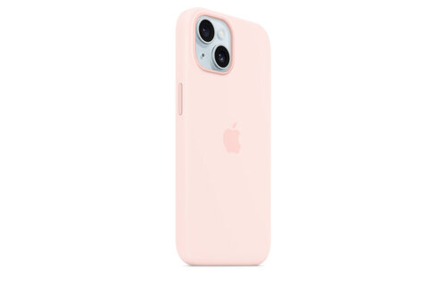 Apple iPhone 15 Plus Silicone Case with MagSafe - Light Pink