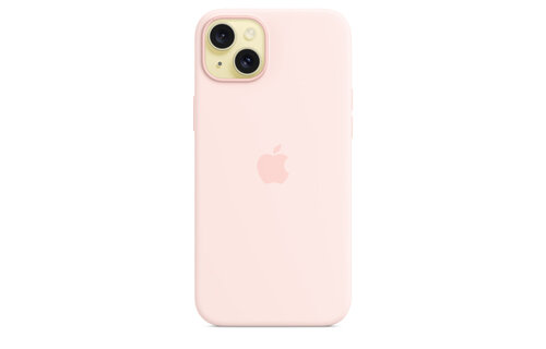 Apple iPhone 15 Plus Silicone Case with MagSafe - Light Pink