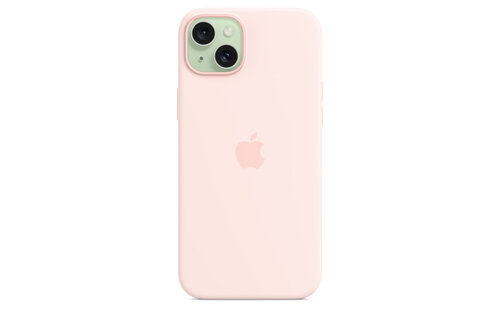 Apple iPhone 15 Plus Silicone Case with MagSafe - Light Pink
