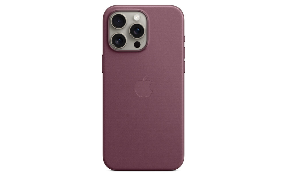 Apple iPhone 15 Pro FineWoven Case with MagSafe - Mulberry