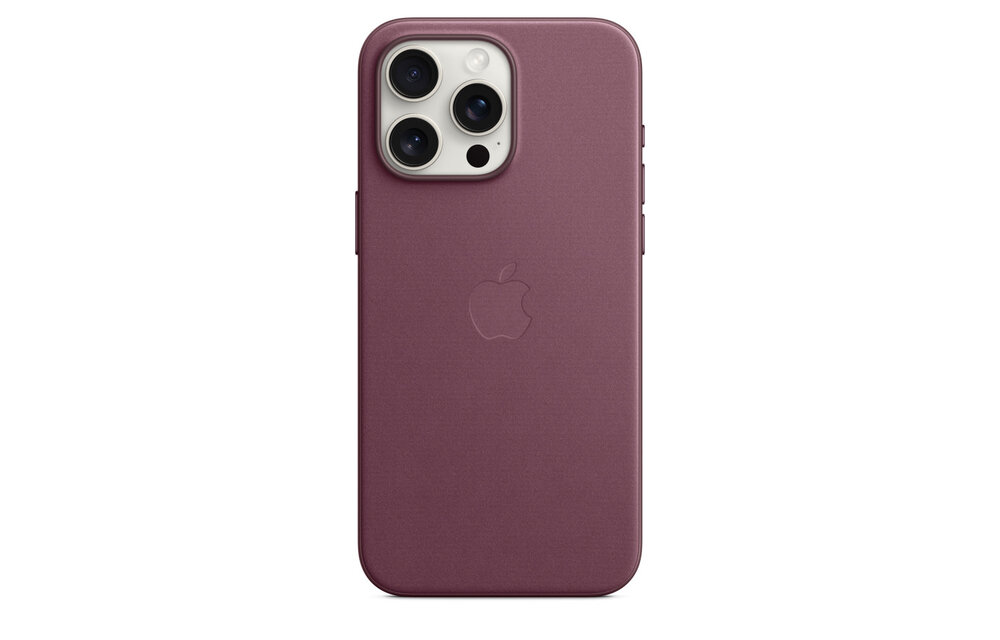 Apple iPhone 15 Pro FineWoven Case with MagSafe - Mulberry