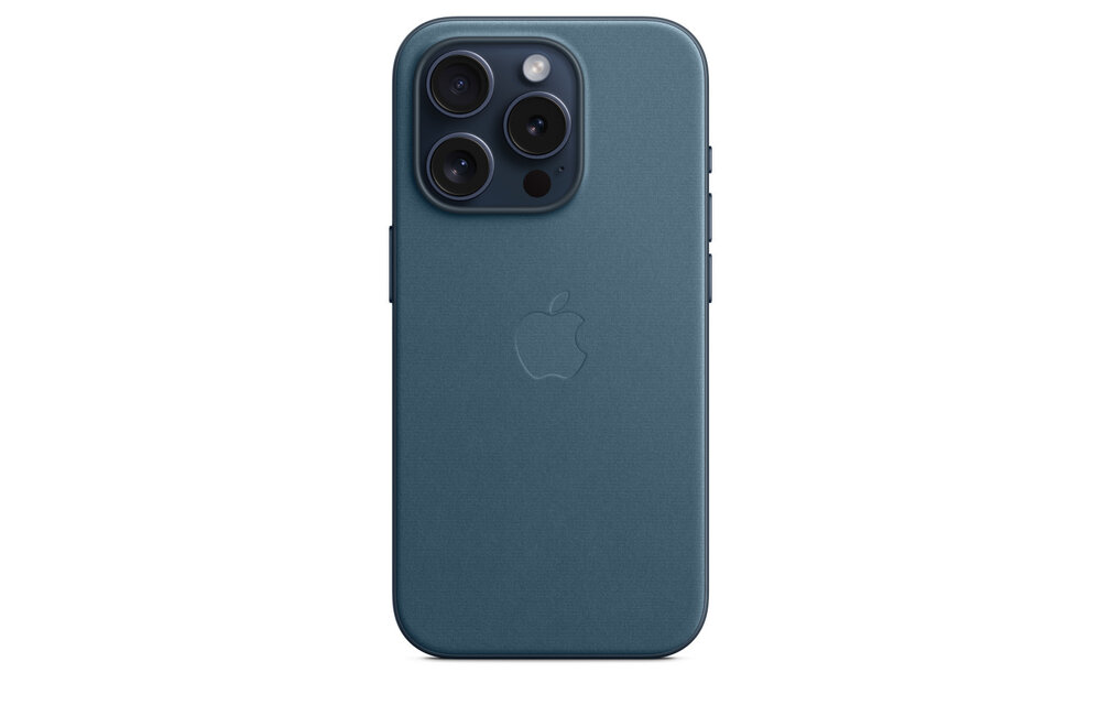 Apple iPhone 15 Pro Max FineWoven Case with MagSafe - Pacific Blue