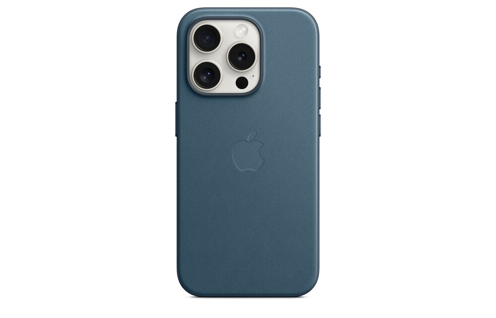 Apple iPhone 15 Pro Max FineWoven Case with MagSafe - Pacific Blue