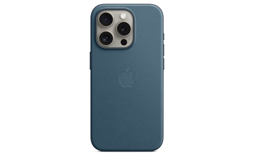Apple iPhone 15 Pro Max FineWoven Case with MagSafe - Pacific Blue