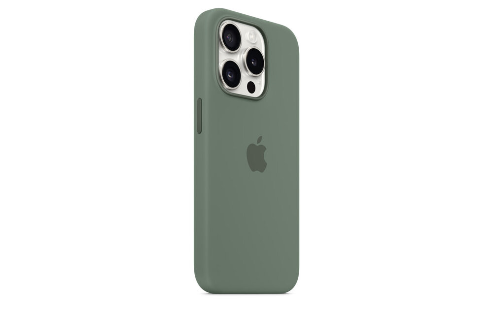 Apple iPhone 15 Pro Max Silicone Case with MagSafe - Cypress