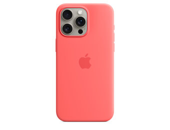 Apple iPhone 15 Pro Max Silicone Case with MagSafe - Guava