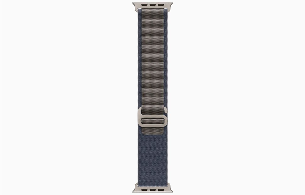 Apple Watch Ultra 2 GPS + Cellular, 49mm Titanium Case with Blue Alpine Loop - Small