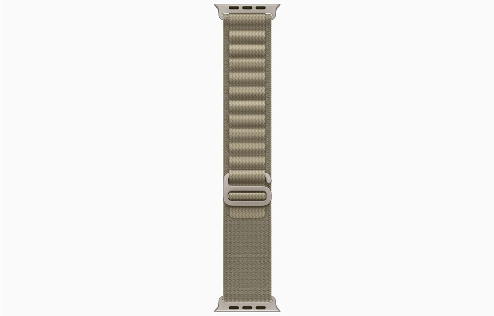 Apple Watch Ultra 2 GPS + Cellular, 49mm Titanium Case with Olive Alpine Loop - Small