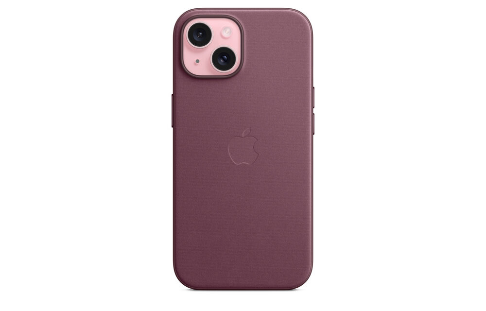 Apple iPhone 15 FineWoven Case with MagSafe - Mulberry