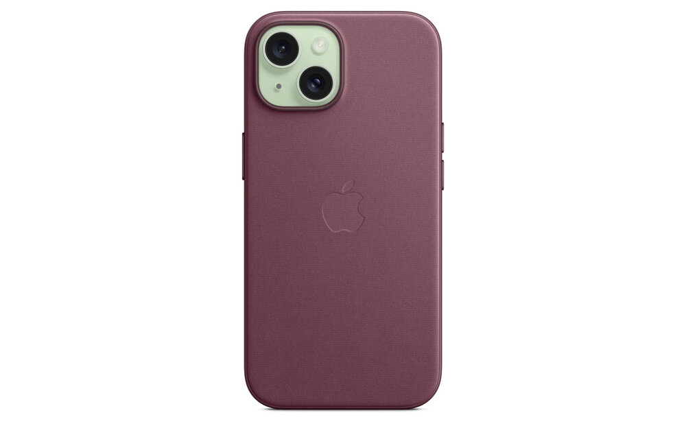 Apple iPhone 15 FineWoven Case with MagSafe - Mulberry