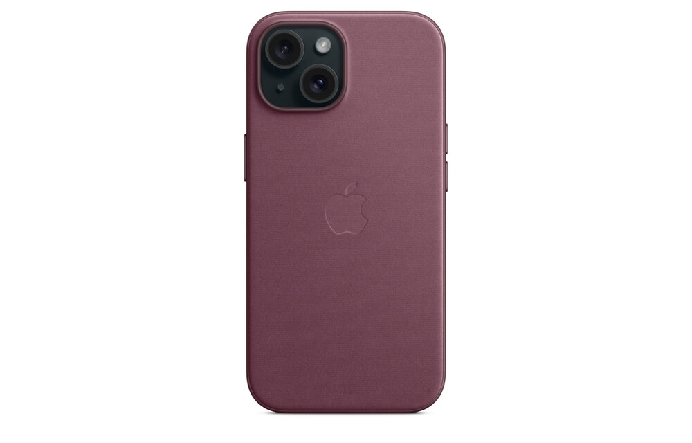 Apple iPhone 15 FineWoven Case with MagSafe - Mulberry