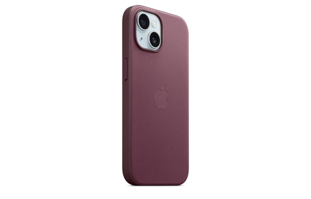 Apple iPhone 15 FineWoven Case with MagSafe - Mulberry