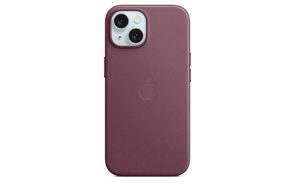 Apple iPhone 15 FineWoven Case with MagSafe - Mulberry