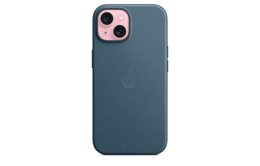 Apple iPhone 15 FineWoven Case with MagSafe - Pacific Blue