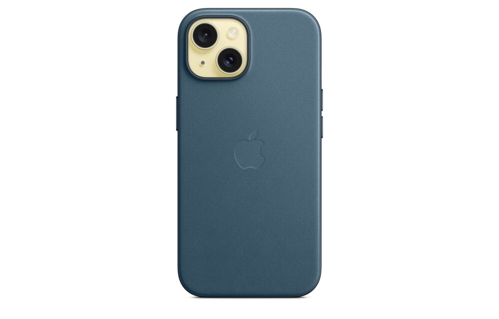 Apple iPhone 15 FineWoven Case with MagSafe - Pacific Blue