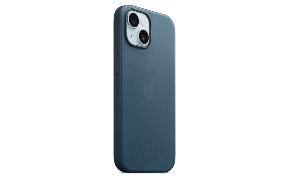 Apple iPhone 15 FineWoven Case with MagSafe - Pacific Blue
