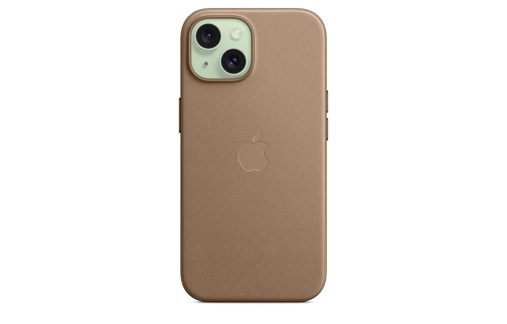 Apple iPhone 15 FineWoven Case with MagSafe - Taupe
