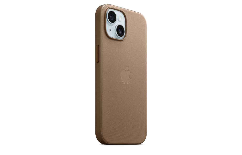 Apple iPhone 15 FineWoven Case with MagSafe - Taupe